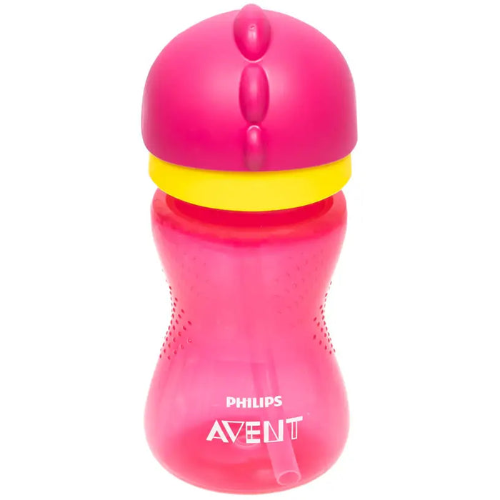CUP WITH STRAW 300 ML PINK 12 M + PHILIPS AVENT - Кани гарафи и бутилки<<<Домашни потреби<<<Кухня<<<Praktiker