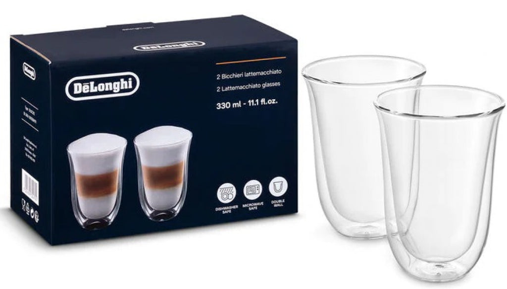Cups Delonghi DLSC312 2 pcs. LATTE MACCHIATO - Кафе и аксесоари<<<Кафемашини<<<Малки