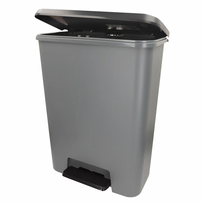 Waste bin Curver Dark grey Plastic 50 L (5 Units)