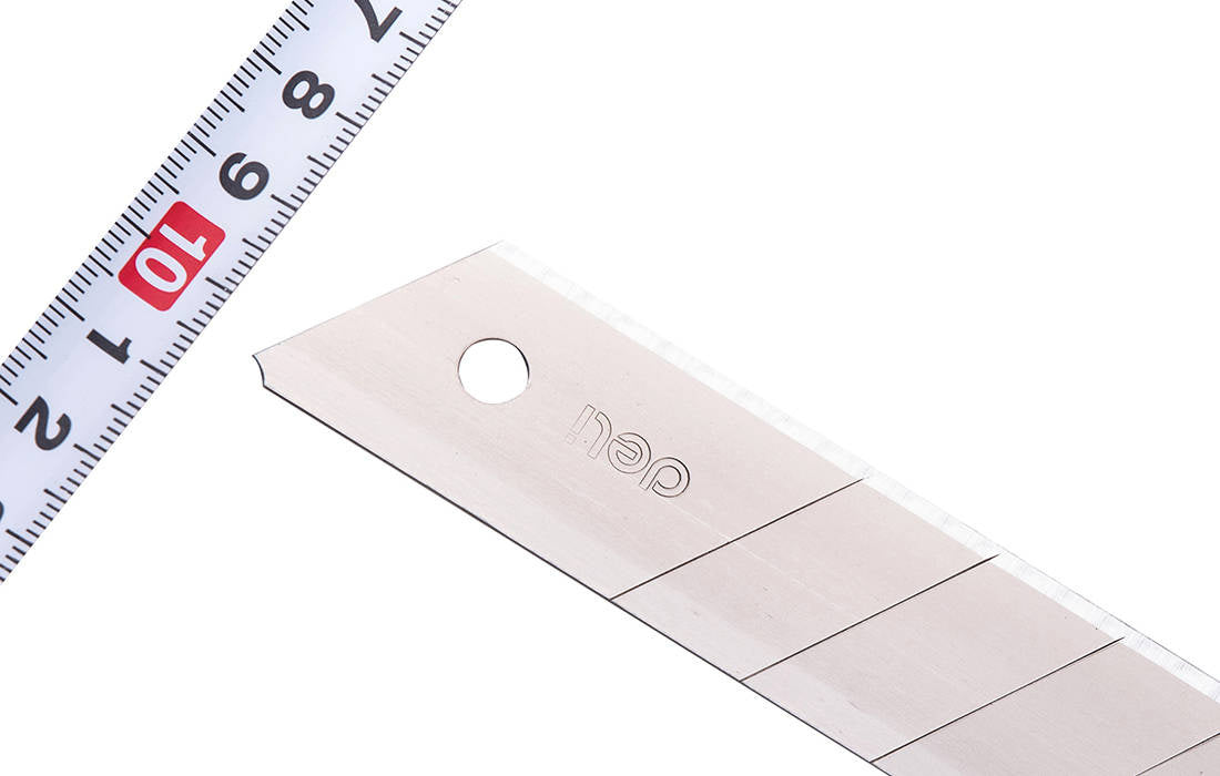 Cutter 25mm 10 pcs blade head Deli Tools EDL-DP05 (silver) - Cutting tools<<<Tools<<<InnproXML