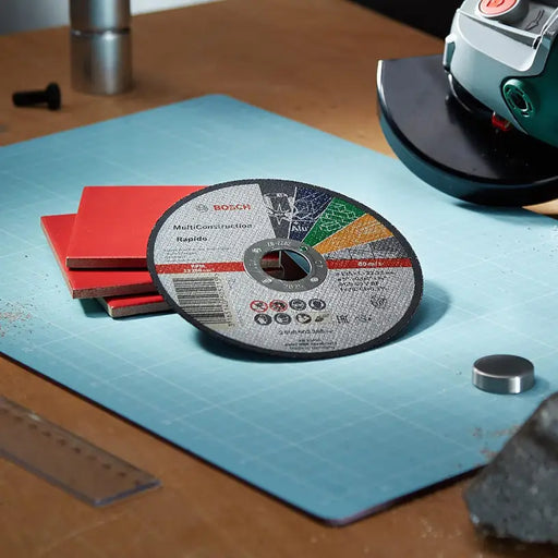 CUTTING DISC BOSCH MULTICONSTRUCTION 125X1x22.23 - Дискове за ъглошлайфи<<<Консумативи за