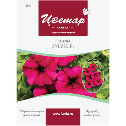 HYBRID PELLETTED SEEDS PETUNIA MULTICOLOR SYLVIA FLORIST