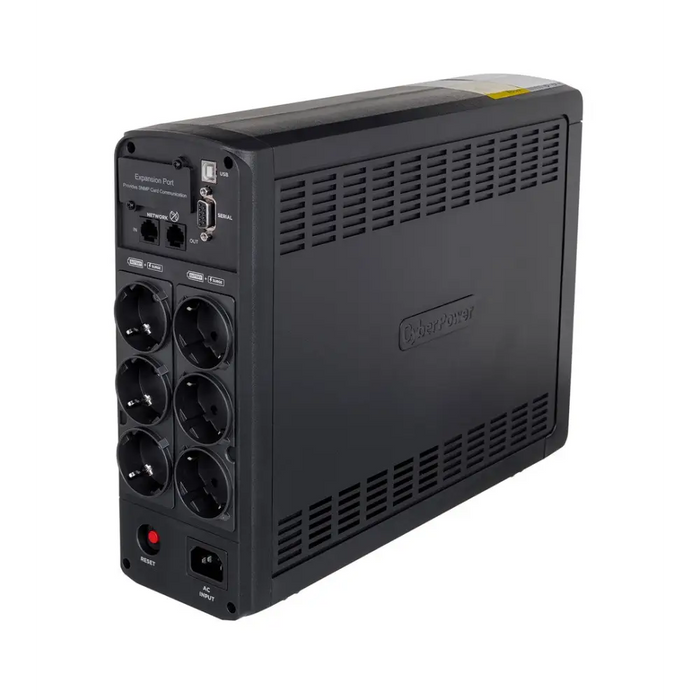 CyberPower CP1600EPFCLCD uninterruptible power supply (UPS) Line-Interactive 1.6 kVA 1000 W 6 AC outlet(s)