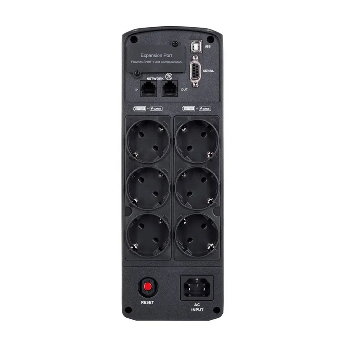 CyberPower CP1600EPFCLCD uninterruptible power supply (UPS) Line-Interactive 1.6 kVA 1000 W 6 AC outlet(s)