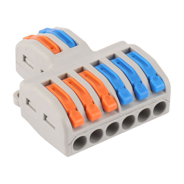 CONNECTOR TWO-WAY 2P-6P 1 NUMBER D-IL