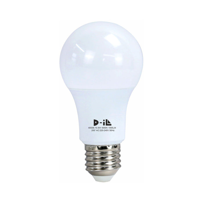 LED BULB E27 A60 10.5W 1055LM 4000K D-IL