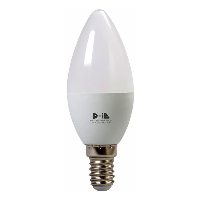 LED CANDLE BULB E14 C37 5W 425LM 4000K D-IL