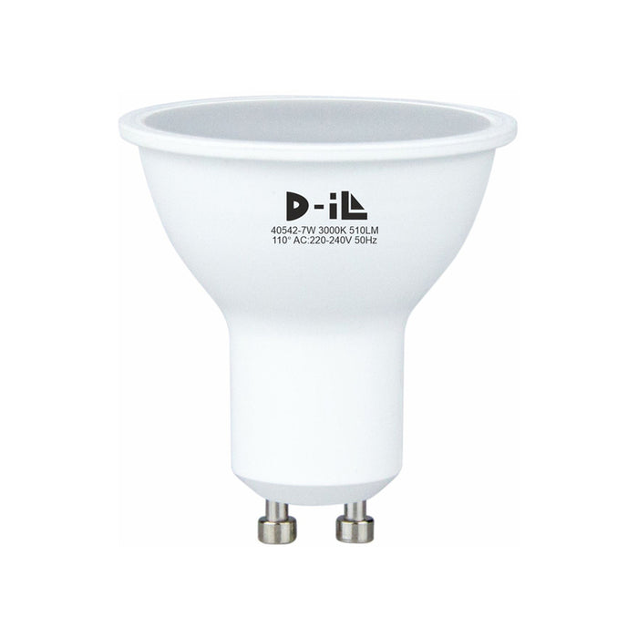 LED BULB GU10 7W 510LM 3000K D-IL