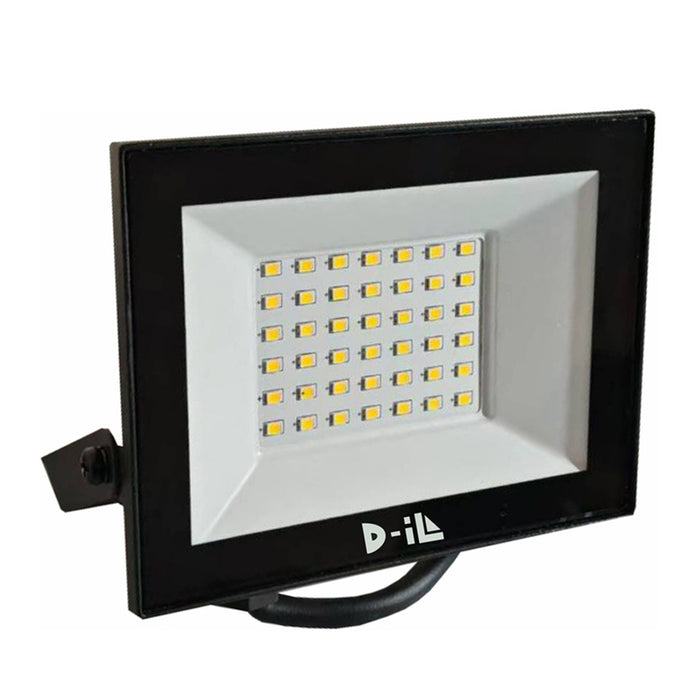 LED FLOODLIGHT 30W 6500K 2510LM IP65 BLACK D-IL