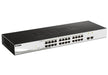 D-Link 26-Port Gigabit Smart Switch with 2 SFP ports - Управляеми комутатори<<<D-LINK мрежови