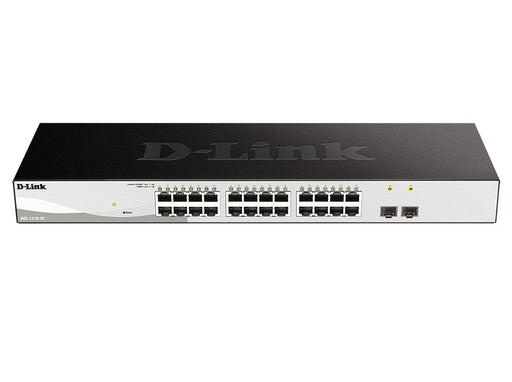 D-Link 26-Port Gigabit Smart Switch with 2 SFP ports - Управляеми комутатори<<<D-LINK мрежови
