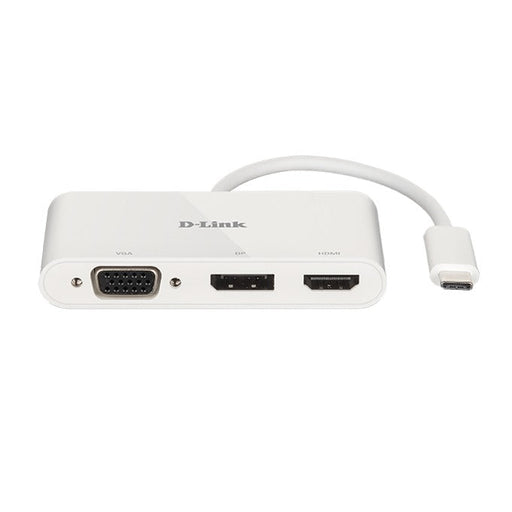 D-Link 3-in-1 USB-C to HDMI/VGA/DisplayPort Adapter - USB и FireWire продукти<<<D-LINK мрежови