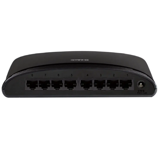 D-Link 8-Port 10/100Mbps Fast Ethernet Unmanaged Switch - Неуправляеми комутатори<<<D-LINK мрежови