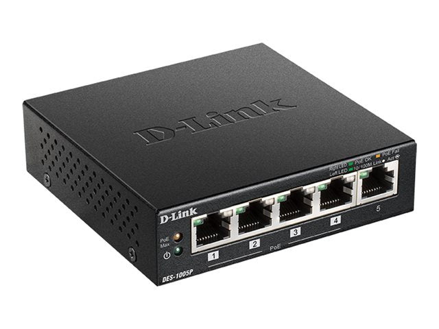 Desktop Switch D-Link DES-1005P/E