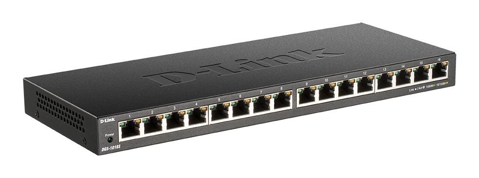 Switch D-Link DGS-1016S/E, 16 port 10/100/1000, Desktop