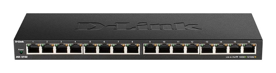 Switch D-Link DGS-1016S/E, 16 port 10/100/1000, Desktop