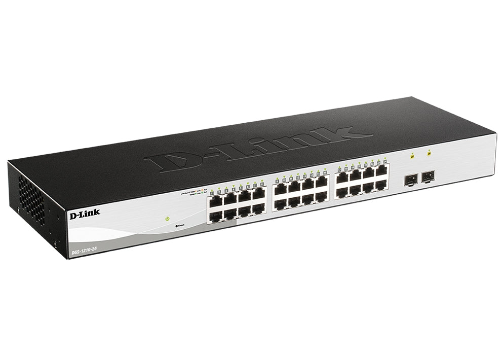 D-Link 26-Port Gigabit Smart Switch with 2 SFP ports