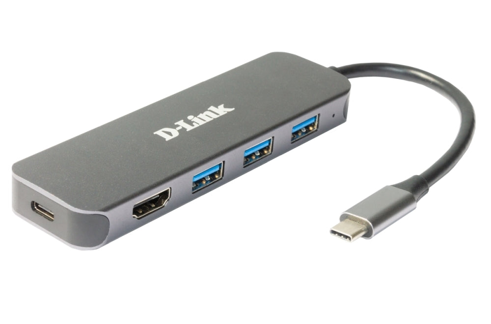 D-Link 5-in-1 USB-C Hub with HDMI/Power Delivery
