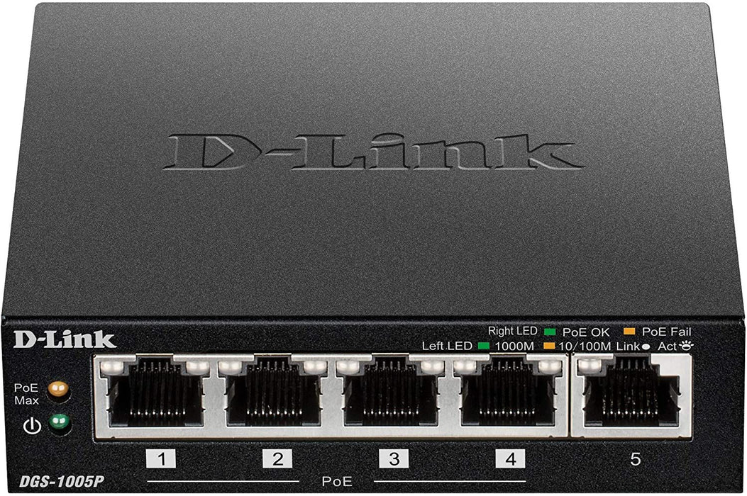 Switch D-Link DGS-1005P/E 10 Gbps