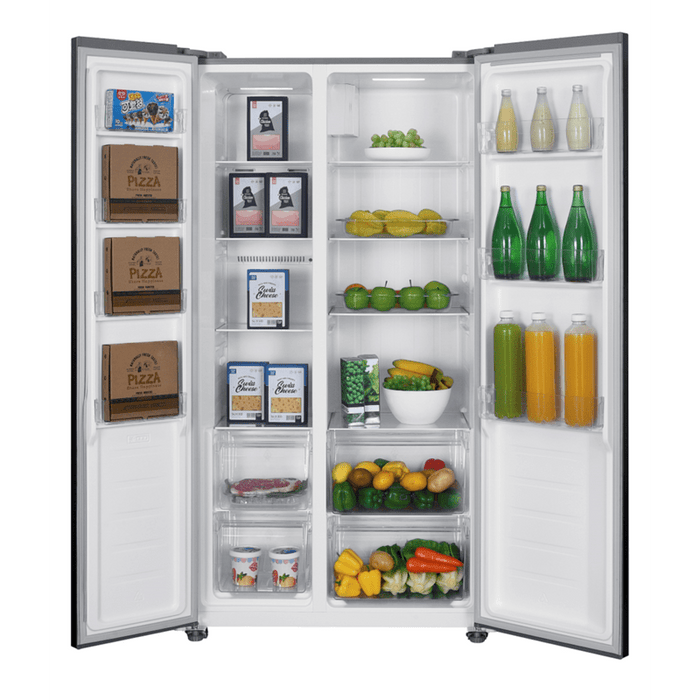 Refrigerator Side-by-Side Daewoo CSMSBS1EBGVA2-EU, 442 l, E, No Frost, Black