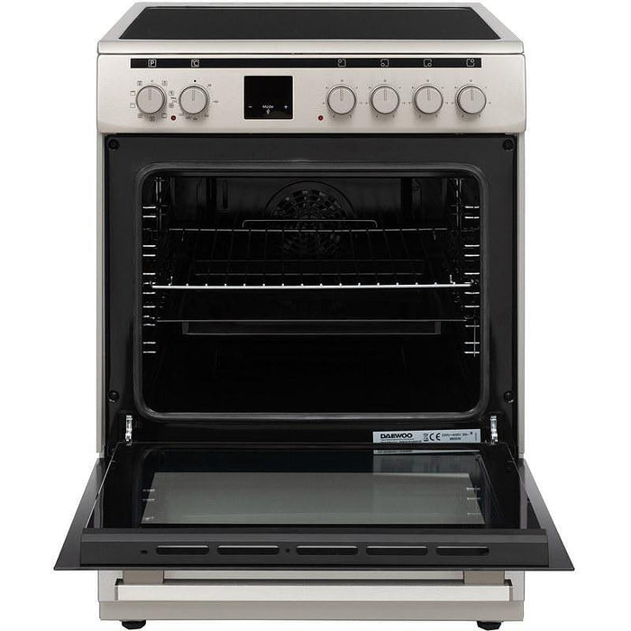 Cooker (electric) Daewoo F66EVDTE19INM-GR, INOX, Ceramic