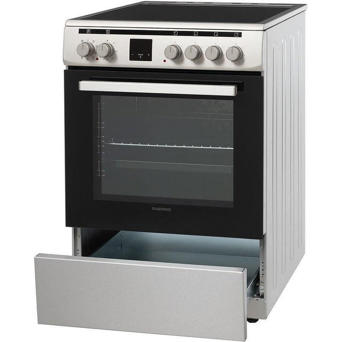Electric cooker Daewoo F66EVDTE19INM-GR, INOX, Ceramic