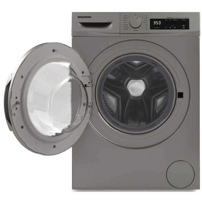 Washing machine Daewoo WM812T1SB0BG*** , 1200 rpm, 8.00 kg, B , Silver