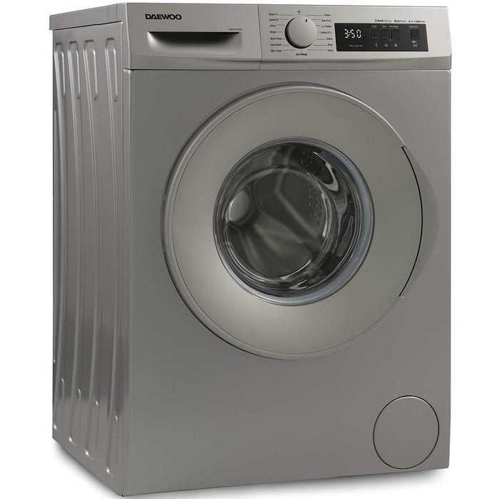 Washing machine Daewoo WM812T1SU0BG*** , 1200 rpm, 8.00 kg, D , Silver