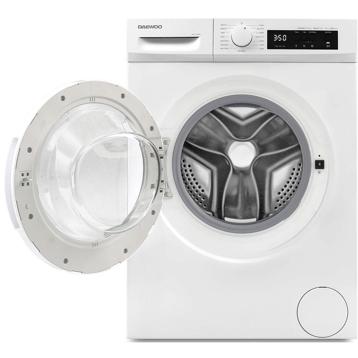 Washing machine Daewoo WM812T1WB0BG*** , 1200 rpm, 8.00 kg, B , White