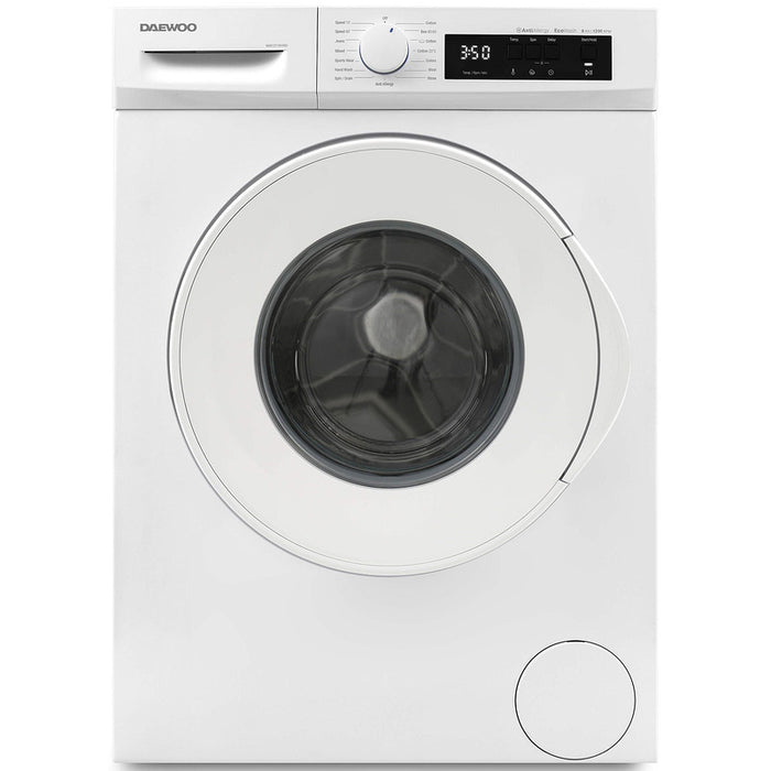 Washing machine Daewoo WM812T1WU0BG*** , 1200 rpm, 8.00 kg, D , White