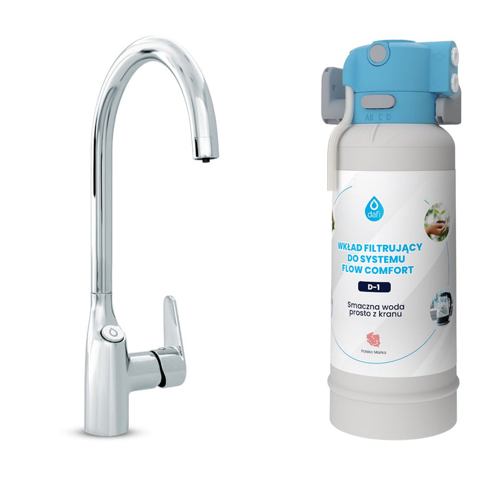 Dafi FLOW COMFORT D1 three-way faucet system COMO chrome