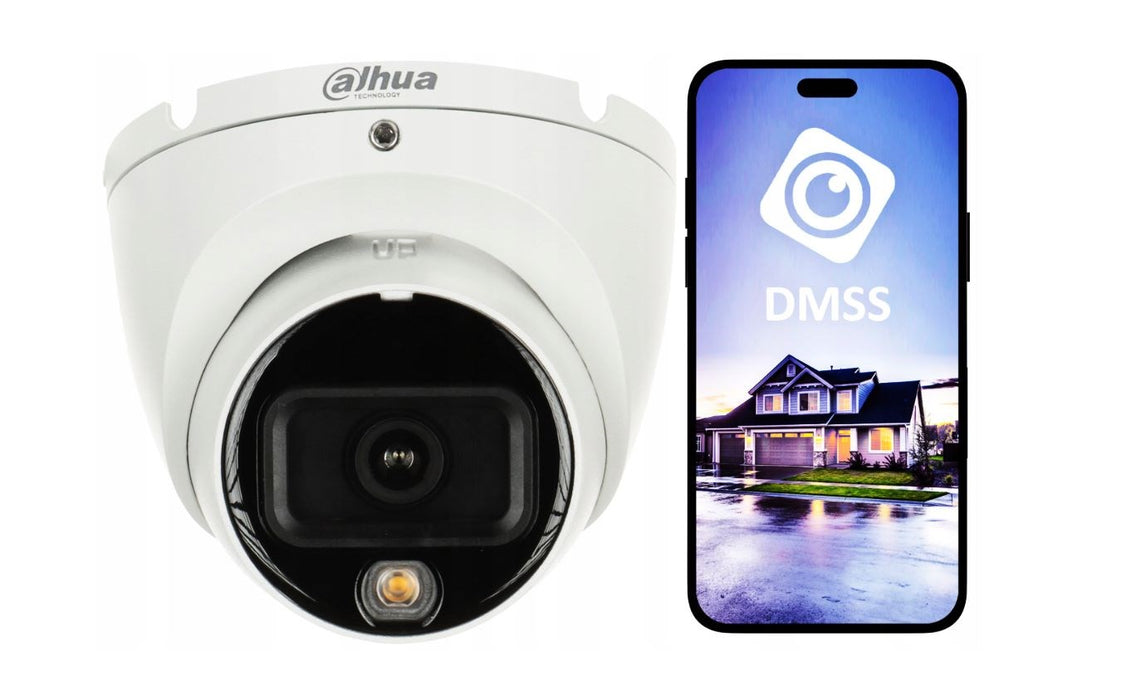 IP Camera DAHUA IPC-HDW1639T-A-IL-0280B-S6 White