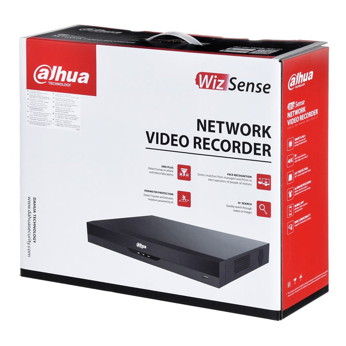 Dahua Technology WizSense NVR4208-EI network video recorder 1U Black