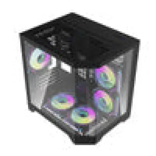 Darflash FT350 computer case + 5 aRGB fans (black) - With fan<<<PC Cases<<<Gaming<<<InnproXML