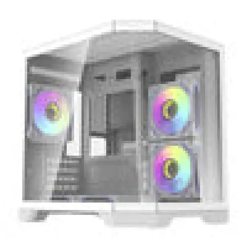 Darflash FT350 computer case + 5 aRGB fans (white) - With fan<<<PC Cases<<<Gaming<<<InnproXML
