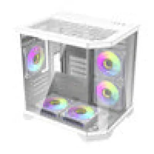 Darflash FT350 computer case + 5 aRGB fans (white) - With fan<<<PC Cases<<<Gaming<<<InnproXML