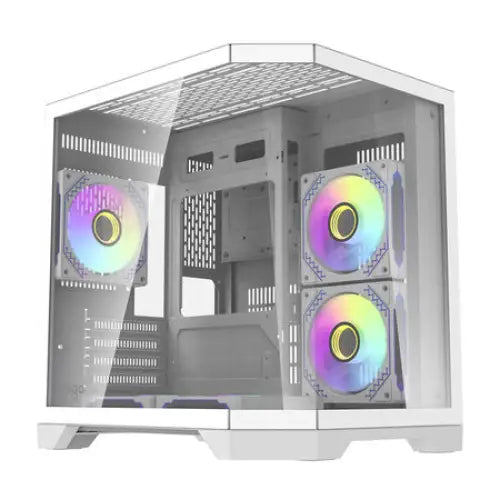 Darflash FT350 computer case + 5 aRGB fans (white) - With fan<<<PC Cases<<<Gaming<<<InnproXML