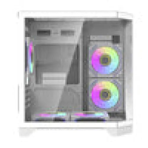 Darflash FT350 computer case + 5 aRGB fans (white) - With fan<<<PC Cases<<<Gaming<<<InnproXML