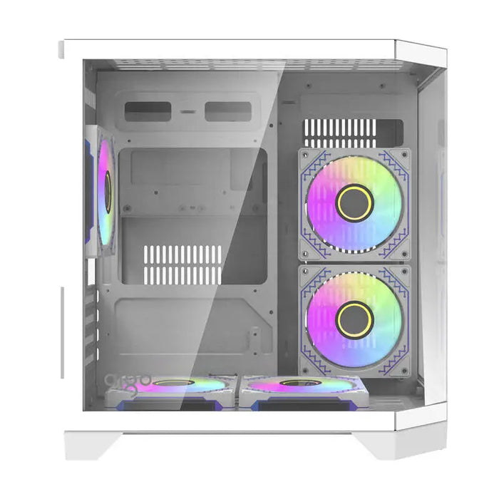 Darflash FT350 computer case + 5 aRGB fans (white) - With fan<<<PC Cases<<<Gaming<<<InnproXML