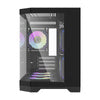Darflash FT418 computer case + 6 aRGB fans (black) - With fan<<<PC Cases<<<Gaming<<<InnproXML