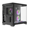 Darflash FT418 computer case + 6 aRGB fans (black) - With fan<<<PC Cases<<<Gaming<<<InnproXML