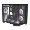 Darflash FT418 computer case + 6 aRGB fans (black) - With fan<<<PC Cases<<<Gaming<<<InnproXML