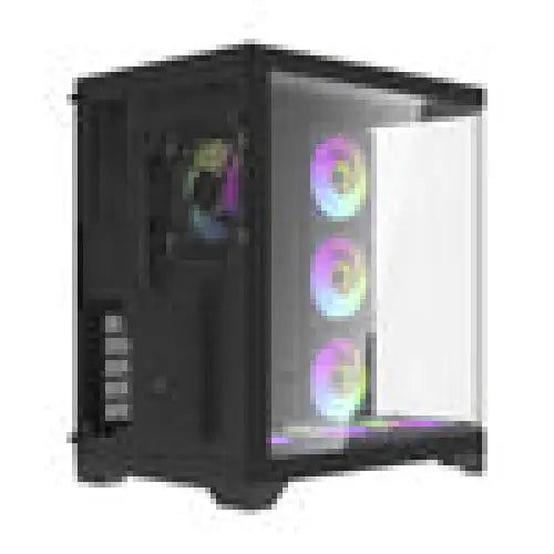 Darflash FT418 PRO computer case + 7 aRGB fans (black) - With fan<<<PC Cases<<<Gaming<<<InnproXML
