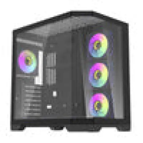 Darflash FT418 PRO computer case + 7 aRGB fans (black) - With fan<<<PC Cases<<<Gaming<<<InnproXML