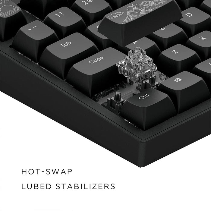 Gaming mechanical keyboard Dark Project ALU81A Terra Nostra Black RGB