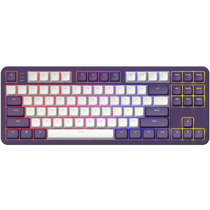 Gaming mechanical keyboard Dark Project ALU87A Violet RGB - TKL