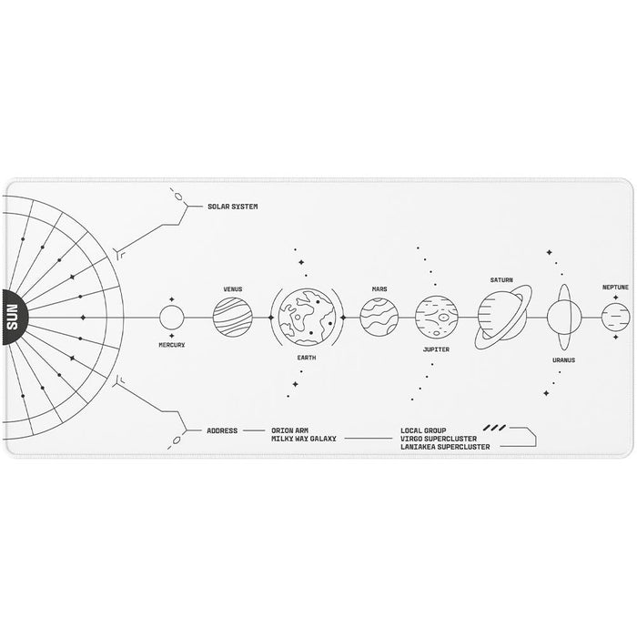 Dark Project Gaming Pad - Terra Nova White XL