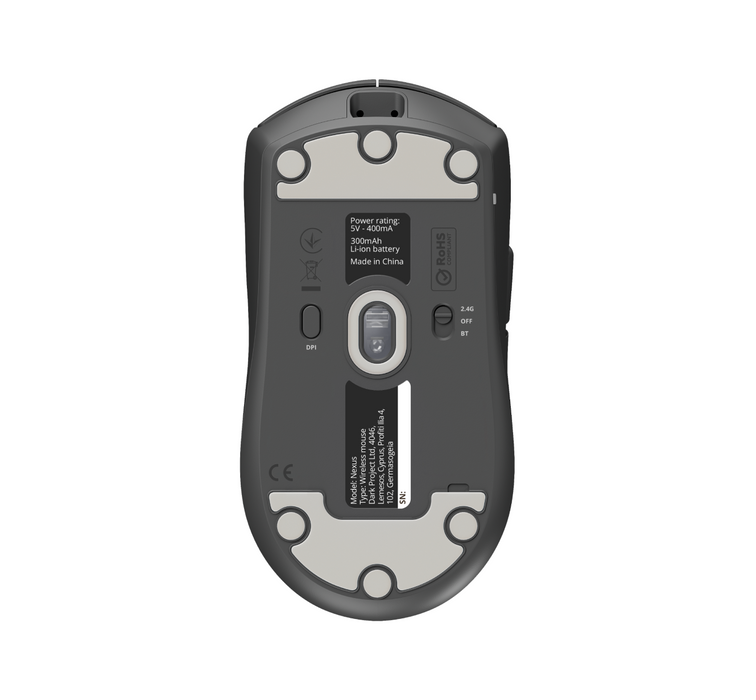 Dark Project Nexus Gaming Wireless Mouse - Black
