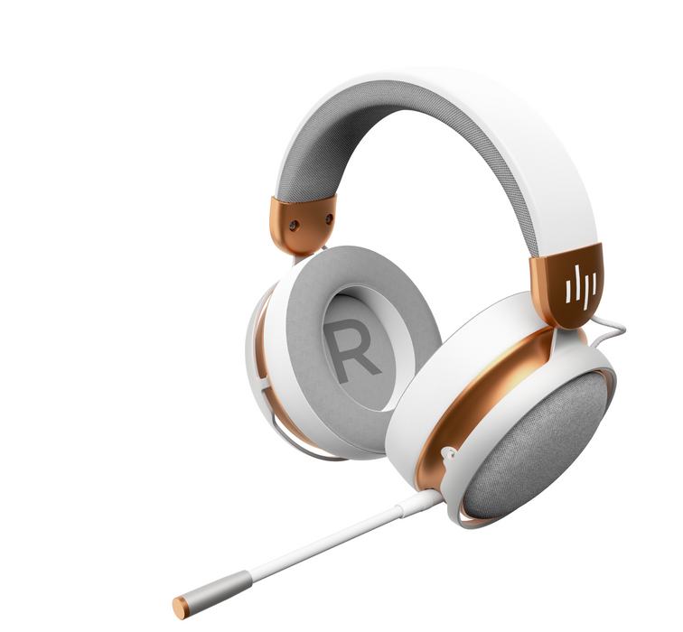 Gaming wireless headphones Dark Project Sono Wireless - White/Gold
