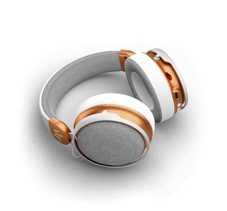 Gaming wireless headphones Dark Project Sono Wireless - White/Gold